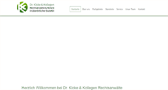Desktop Screenshot of dr-kloke.de